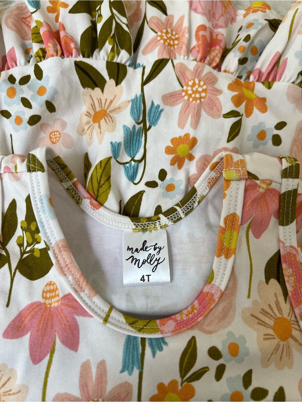 NWOT Made by Molly Floral tunic - Picture 2 of 2